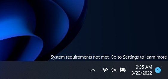 Cách xóa hình mờ "System requirements not met..." trong Windows 11