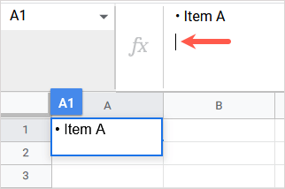 Cách đánh dấu đầu dòng trong Google Sheets