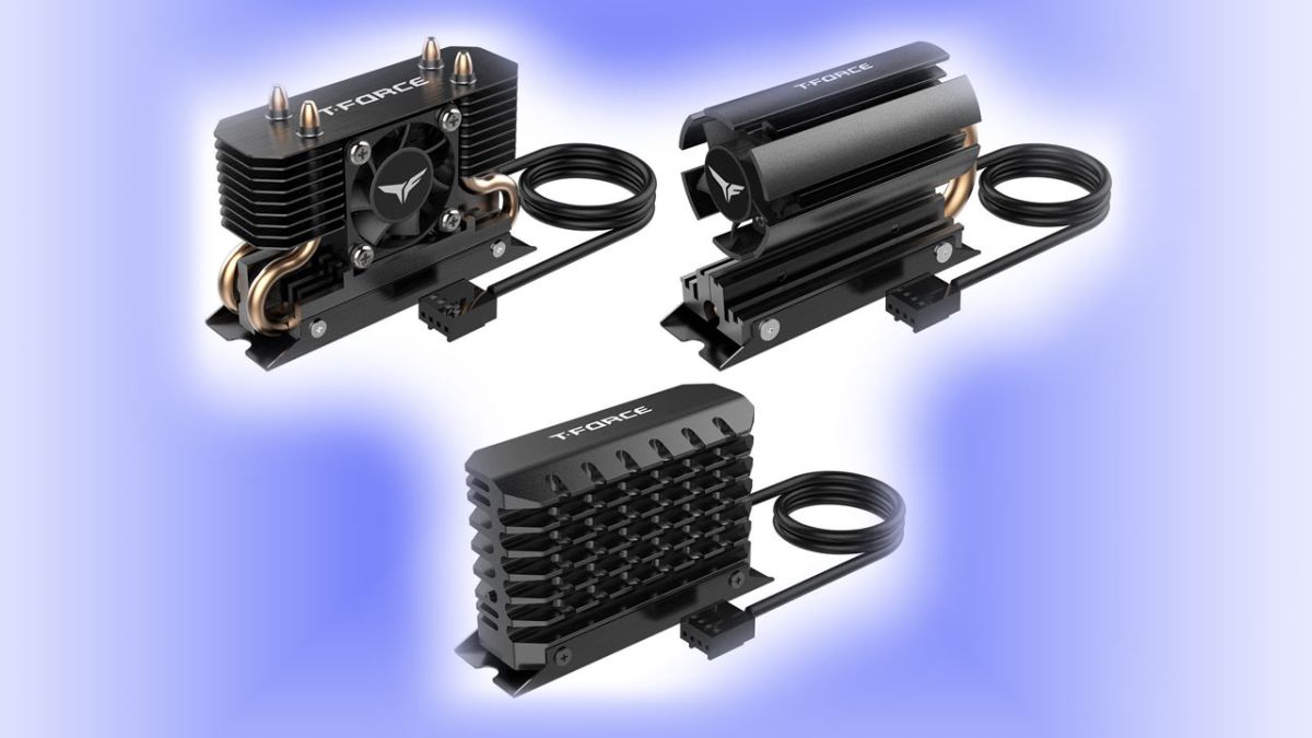 TeamGroup M.2 PCIe SSD coolers