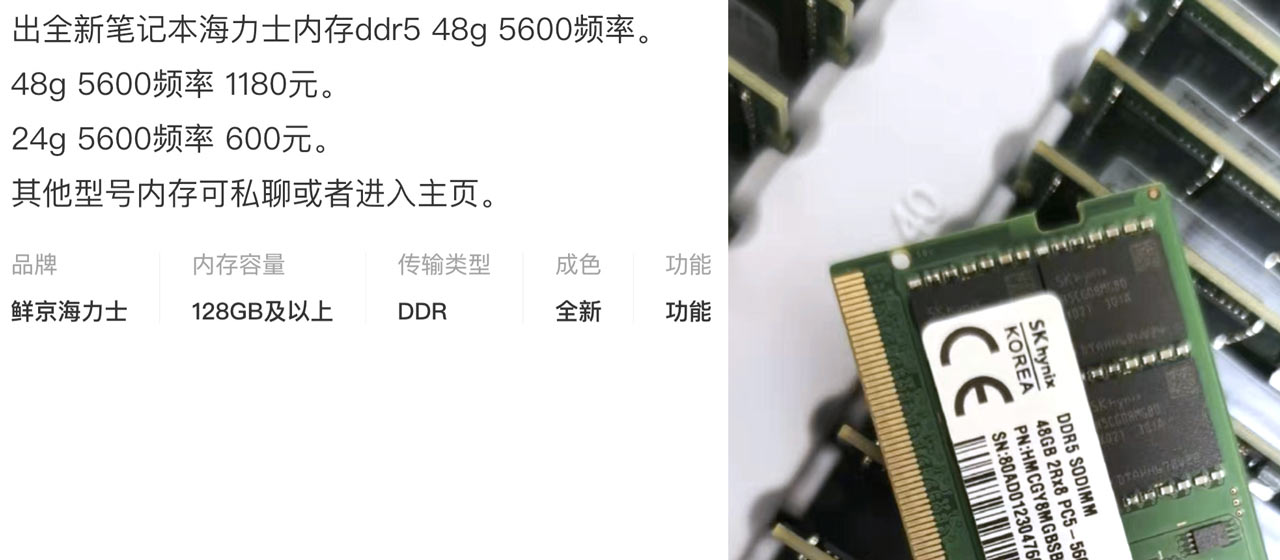 SK hynix 48 GB SODIMM