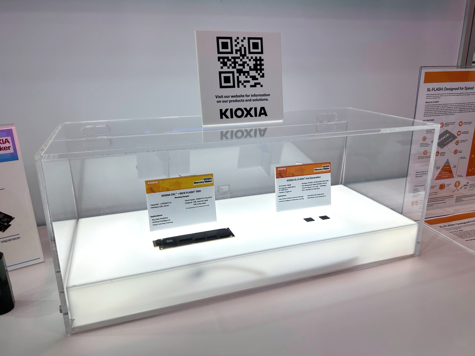 Kioxia Demos CXL Devices with XL-Flash, BiCS 3D NAND