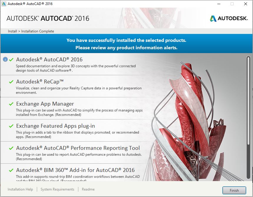 Dowload Autocad 2016 6